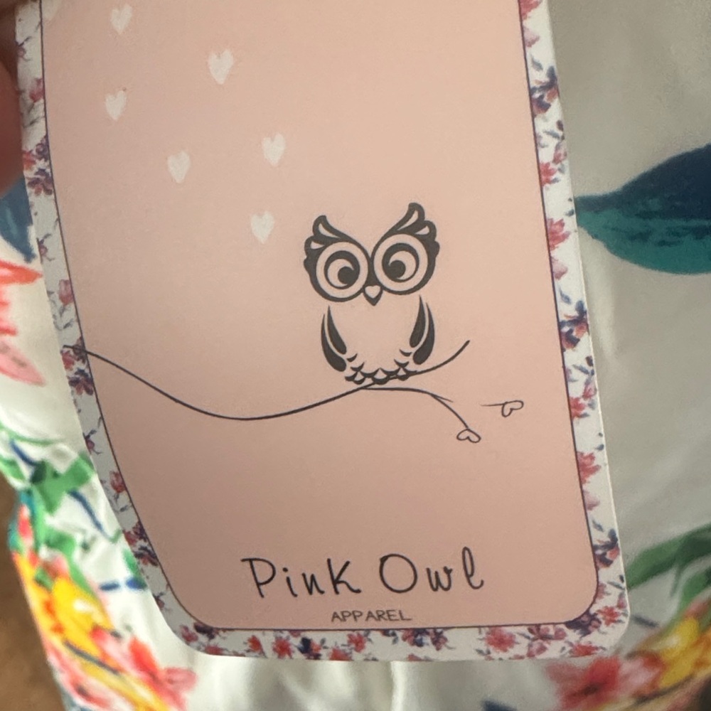 Tropical Maxi 🚨BOGO 50% OFF  - Pink Owl - Floral - NWT - VTG 2000’s - Sz Med - Picture 2 of 3
